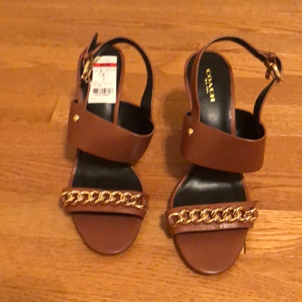 Coach Heel Sandals